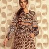 Dresses & Jumpsuits Caballero | Caballero Austin Dress In Autumn Tile