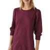 Dresses & Jumpsuits MICHAEL STARS | Michael Stars Veronica Puff Sleeve Dress In Plum