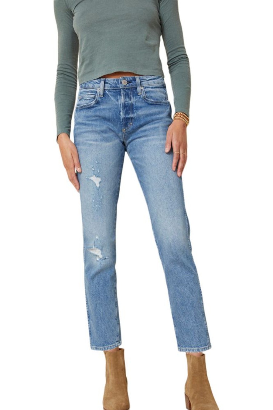 Denim Amo Denim | Amo Denim Tomboy Crop Jeans In Air