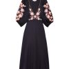 Dresses & Jumpsuits The Great | The Great Sagebrush Dress In Navy Country Floral Embroidery