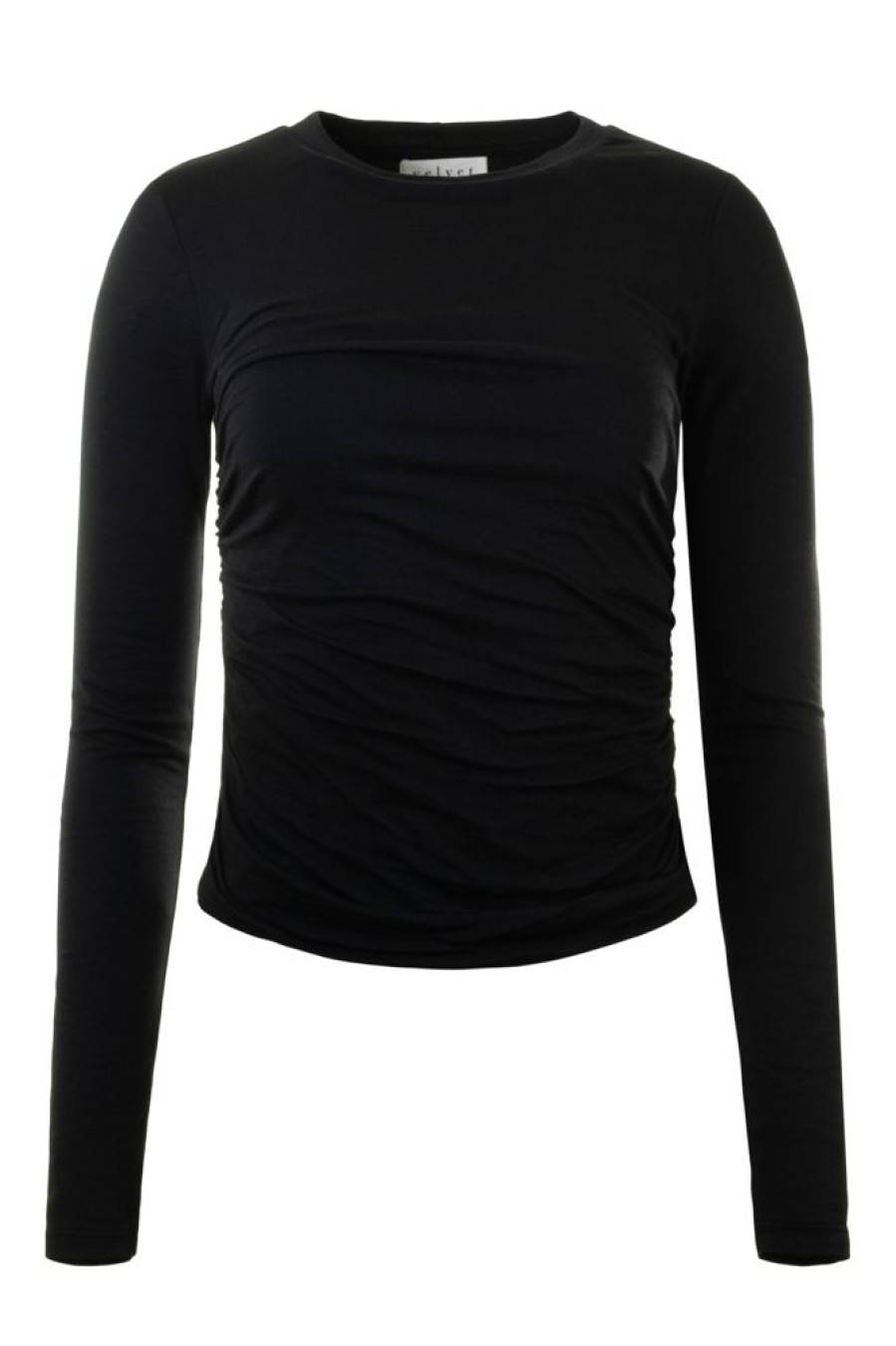 Tops VELVET | Velvet Jayde Long Sleeve Top In Black