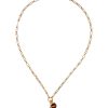 Jewelry CHAN LUU INC. | Chan Luu Gold Dipped Charm Necklace In SmoWholesale Quartz Mix