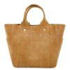 Accessories CLARE V. | Clare V. Le Petit Box Tote In Camel Suede