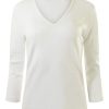 Tops MICHAEL STARS | Michael Stars Adele Long Sleeve V-Neck Tee