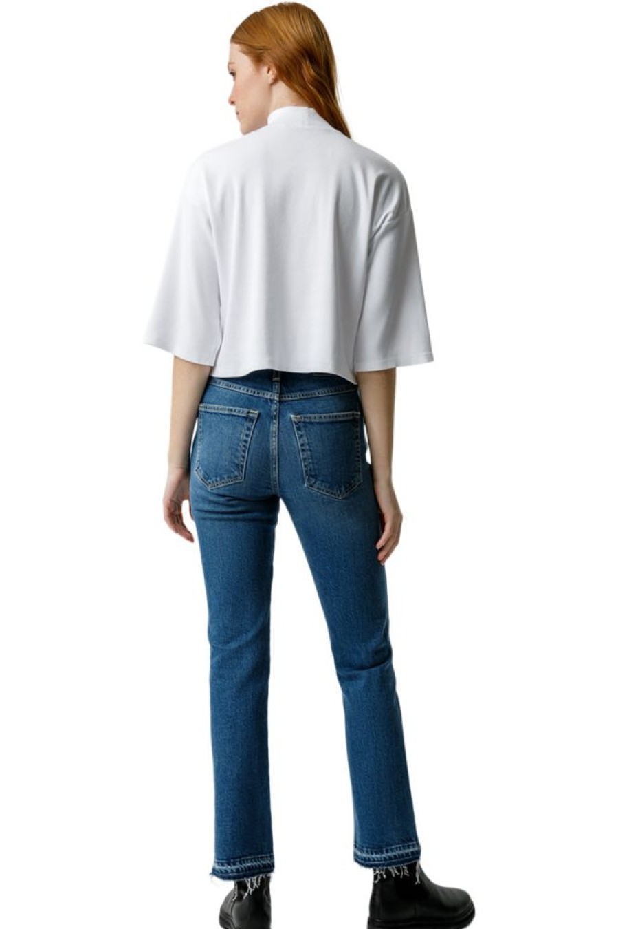 Denim Amo Denim | Amo Denim Bella Crop Jeans In Crush