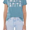 Tops Mother Denim | Mother Denim The Goodie Goodie T-Shirt In Margarita