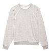 Tops The Great | The Great The Shrunken Sweatshirt In Light Heather Grey