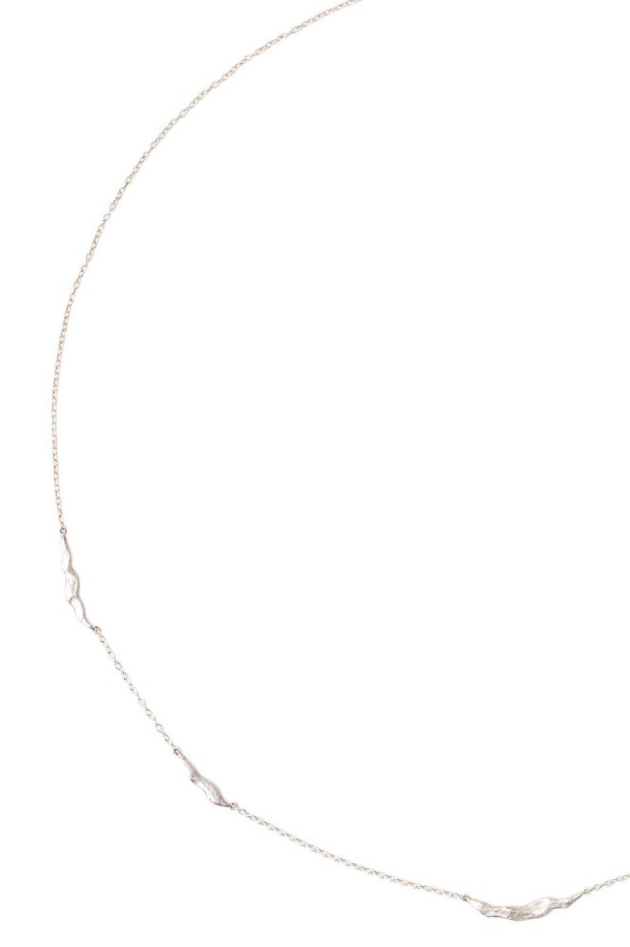 Jewelry CHAN LUU INC. | Chan Luu Crescent Link Neckace Silver