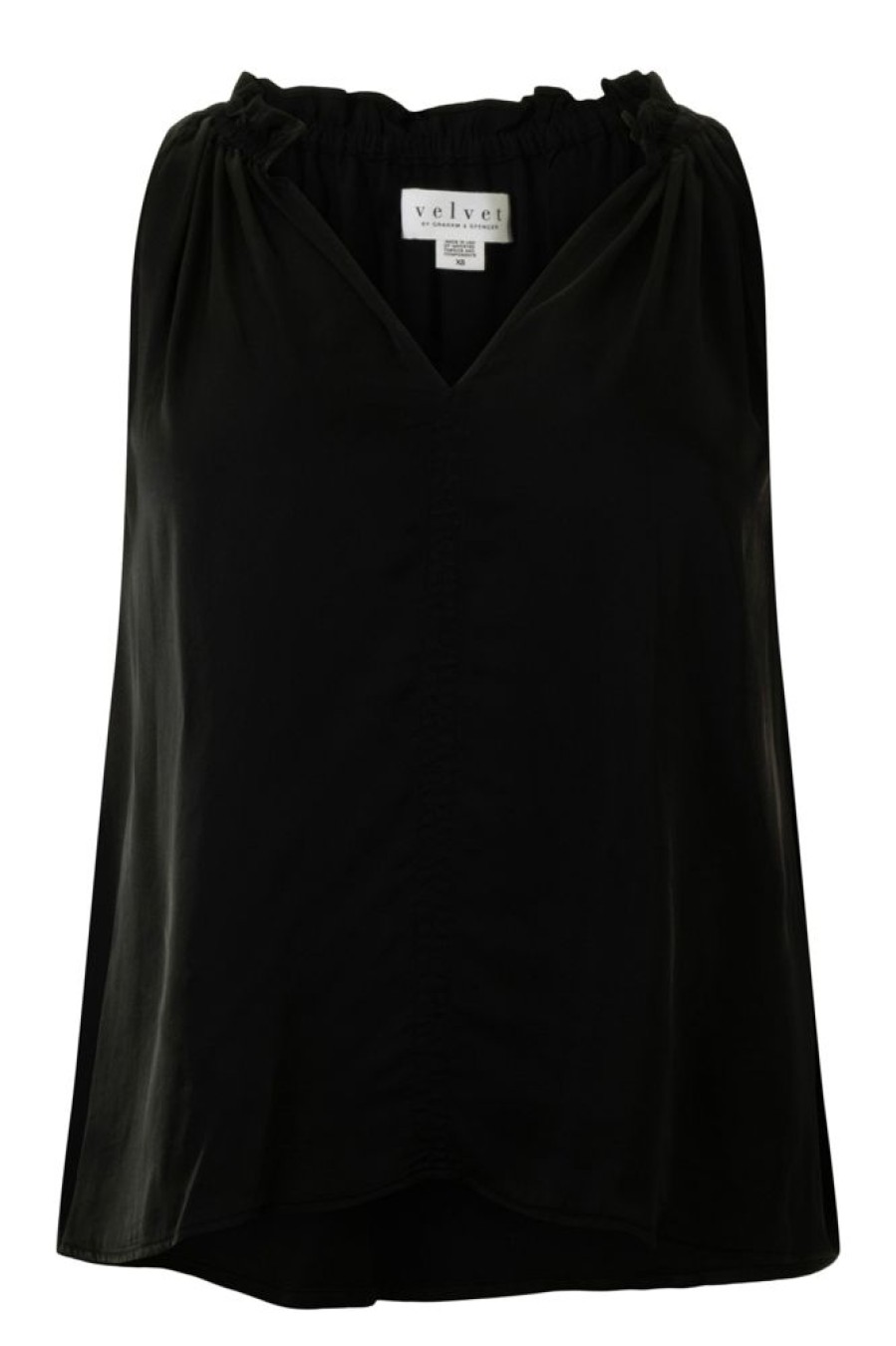 Tops VELVET | Velvet Alina Sleeveless Top In Black