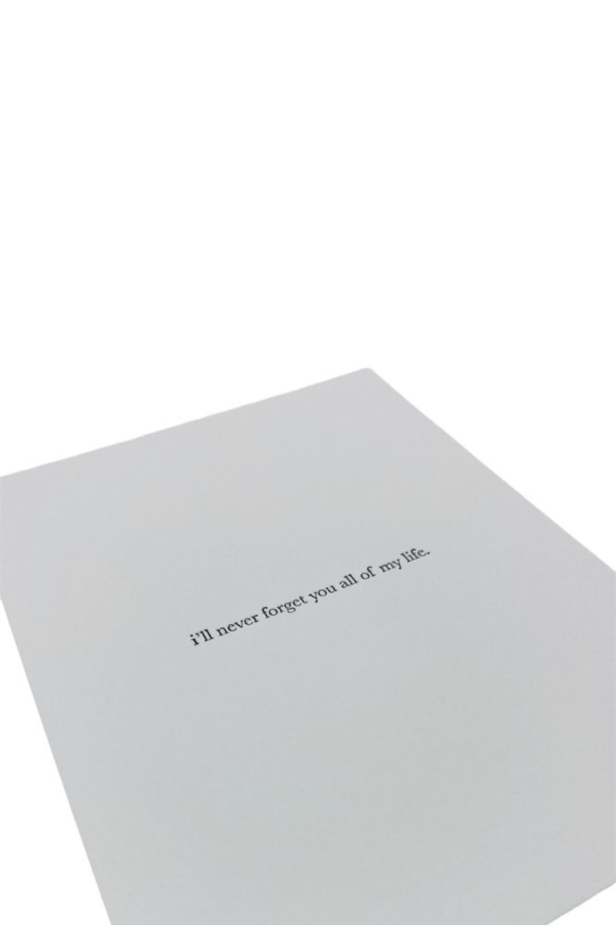 Paper Goods HOMART | Homart I'Ll Never Forget You Al Of My Life Greeting Card