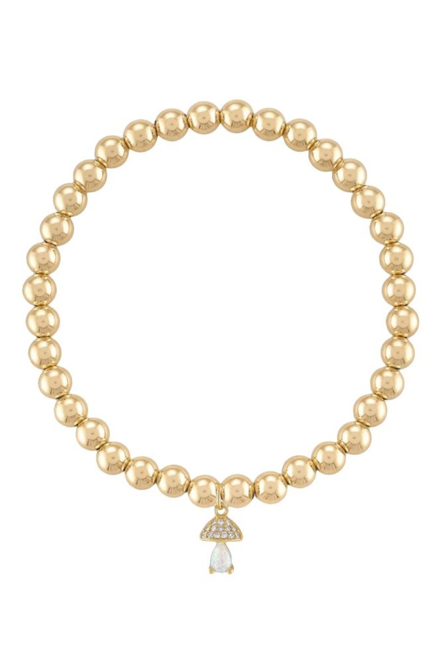 Jewelry ALEXA LEIGH | Alexa Leigh Opal Shroomie Bracelet In Yellow Gold