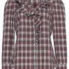 Tops Cara Cara | Cara Cara Anne Blouse In Tartan Plaid Turtledove