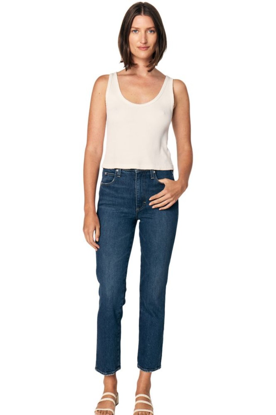 Denim Amo Denim | Amo Denim Chloe Crop Pant In Affection