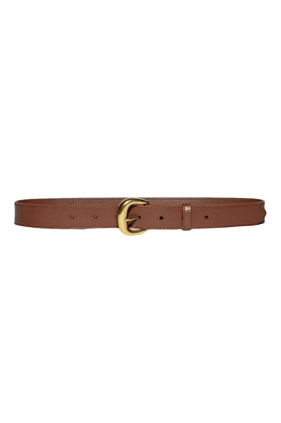 Accessories Frame Denim | Frame Denim Timeless Buckle Belt In Tobacco