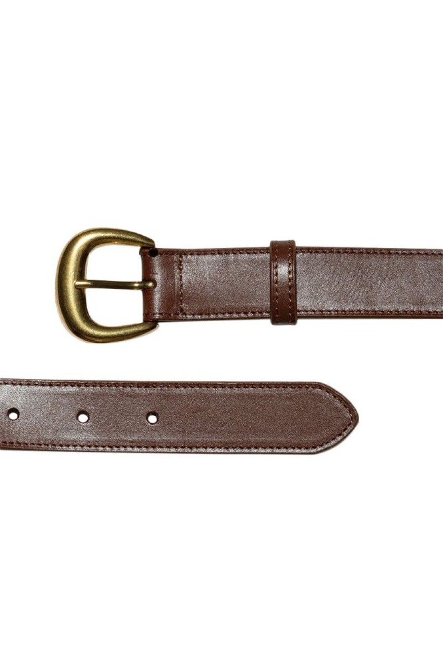 Accessories Frame Denim | Frame Denim Timeless Buckle Belt In Tobacco