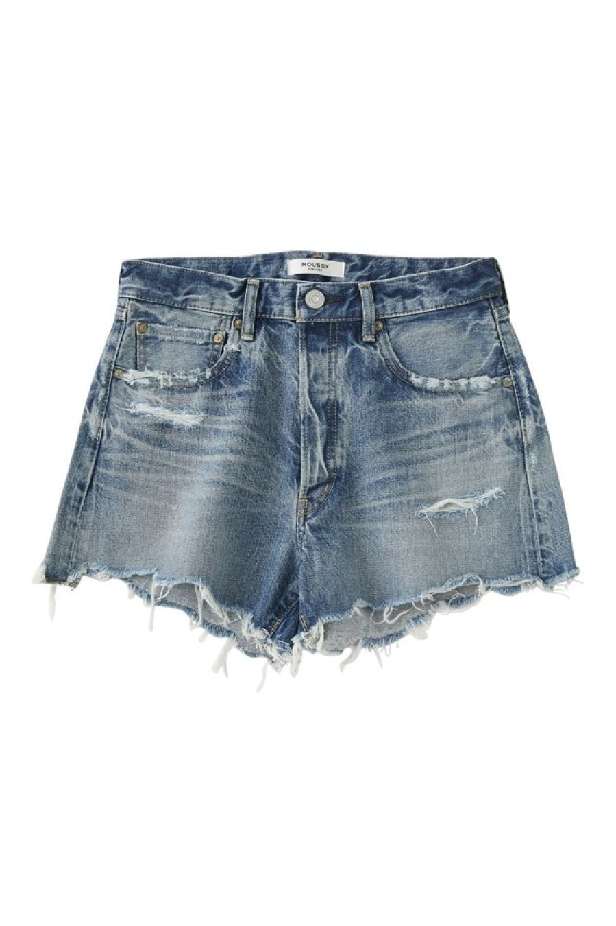 Denim Moussy Denim | Moussy Denim Packard Shorts In Blue