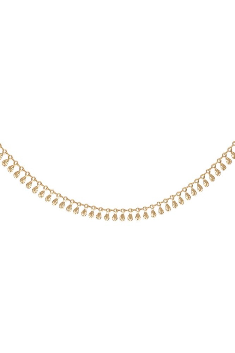 Jewelry ALEXA LEIGH FINE JEWELRY | Alexa Leigh Tassel Chain Necklace In Yellow Gold