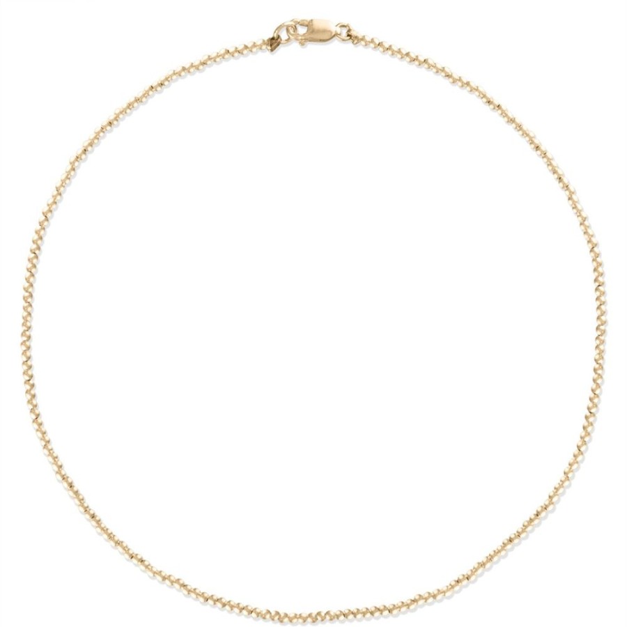 Jewelry ALEXA LEIGH FINE JEWELRY | Alexa Leigh 2Mm Gold Ball Necklace