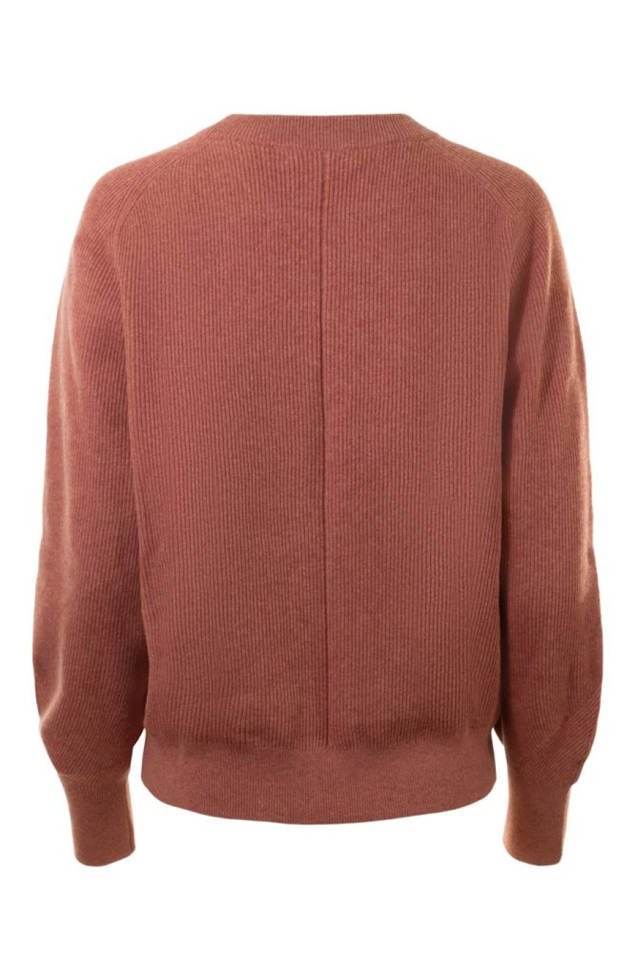 Sweaters REPEAT | Repeat Cashmere Blouson Sleeve Sweater In Cinnamon