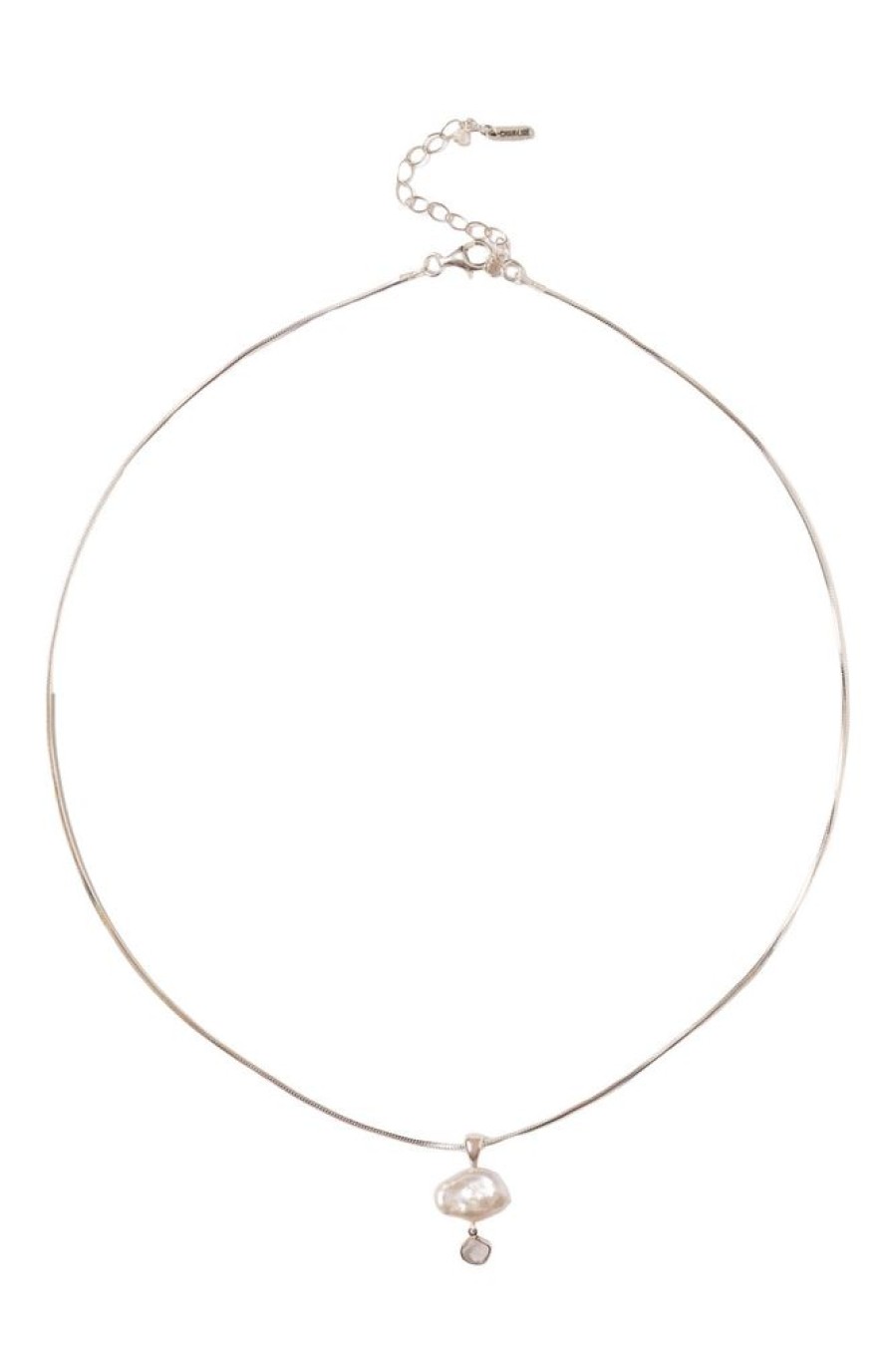 Jewelry CHAN LUU INC. | Chan Luu Silver Hilo Necklace In White Pearl