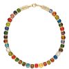 Jewelry ALEXA LEIGH FINE JEWELRY | Alexa Leigh Multicolor Beaded Necklace Yellow Gold