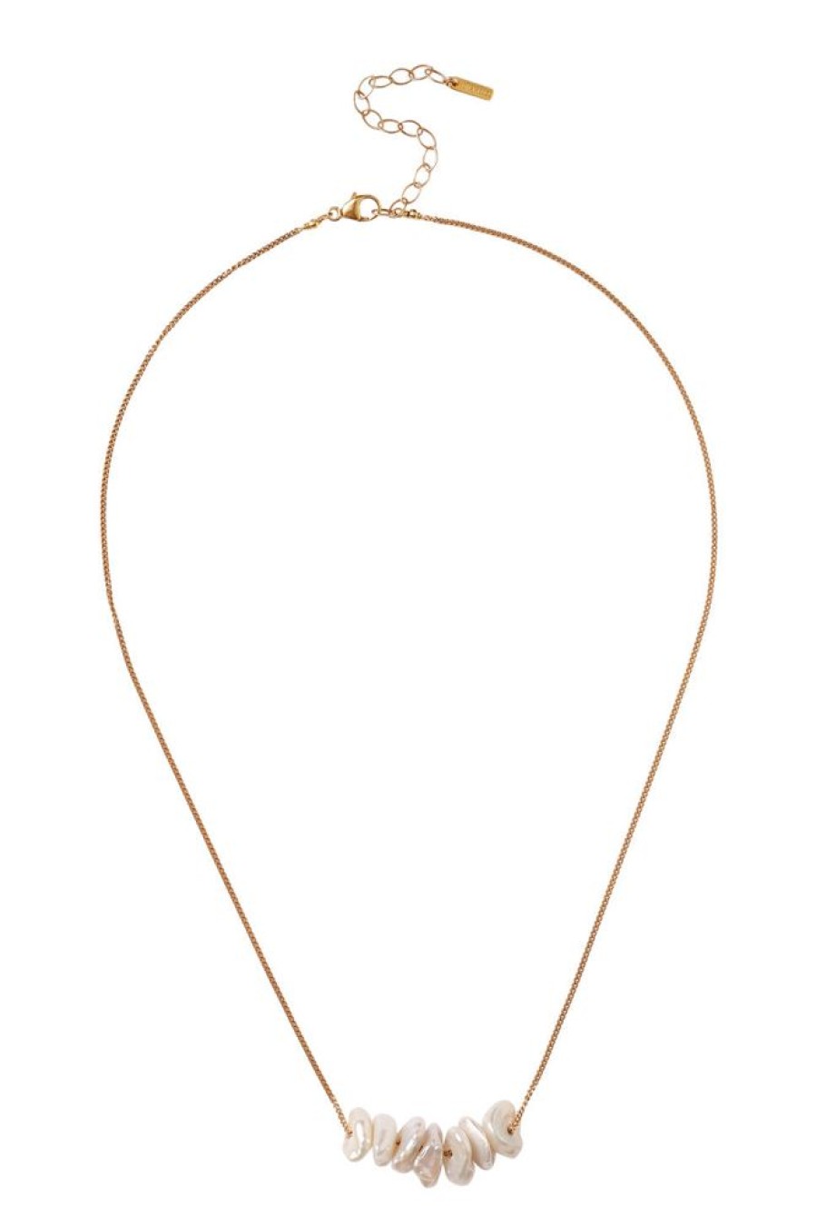 Jewelry CHAN LUU INC. | Chan Luu Gold Anini Necklace In White Pearl