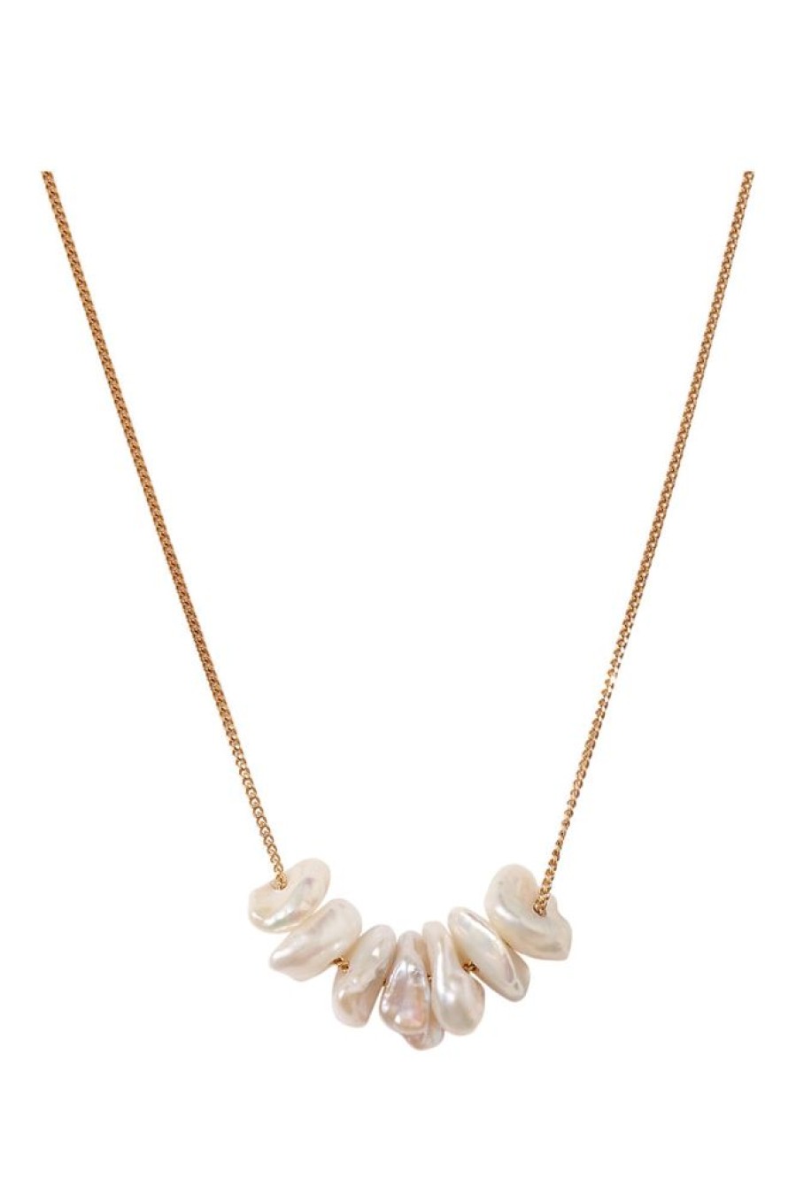 Jewelry CHAN LUU INC. | Chan Luu Gold Anini Necklace In White Pearl