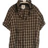 Tops A Shirt Thing | A Shirt Thing Margot Plaid Top In Hazelnut