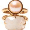 Jewelry CHAN LUU INC. | Chan Luu Venus Stacked Ring In Moonstone