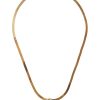 Jewelry CHAN LUU INC. | Chan Luu Totem Herringbone Necklace In Yellow Gold