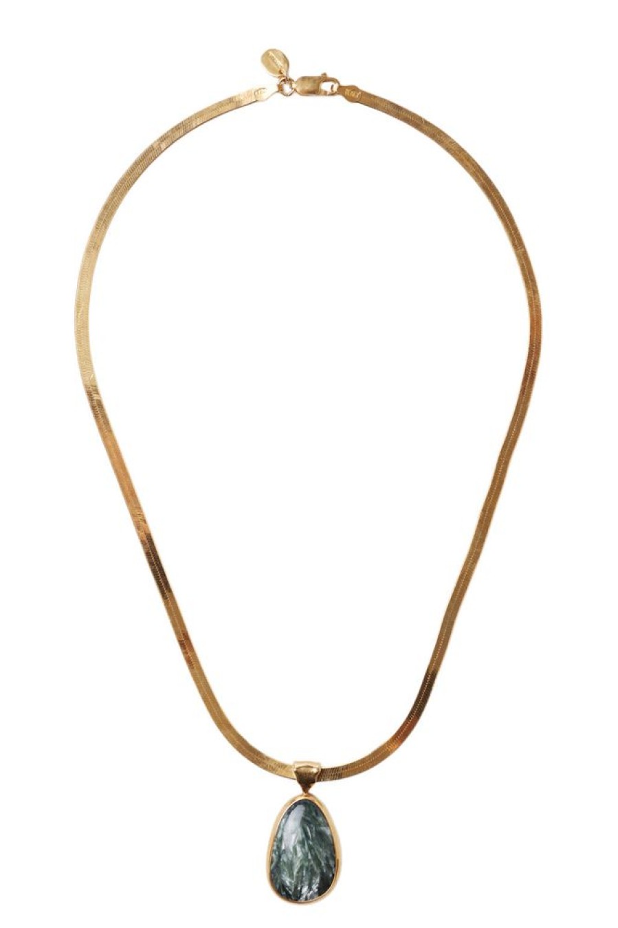 Jewelry CHAN LUU INC. | Chan Luu Totem Herringbone Necklace In Yellow Gold