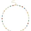 Jewelry ALEXA LEIGH FINE JEWELRY | Alexa Leigh Multicolor Station Necklace In Yellow Gold