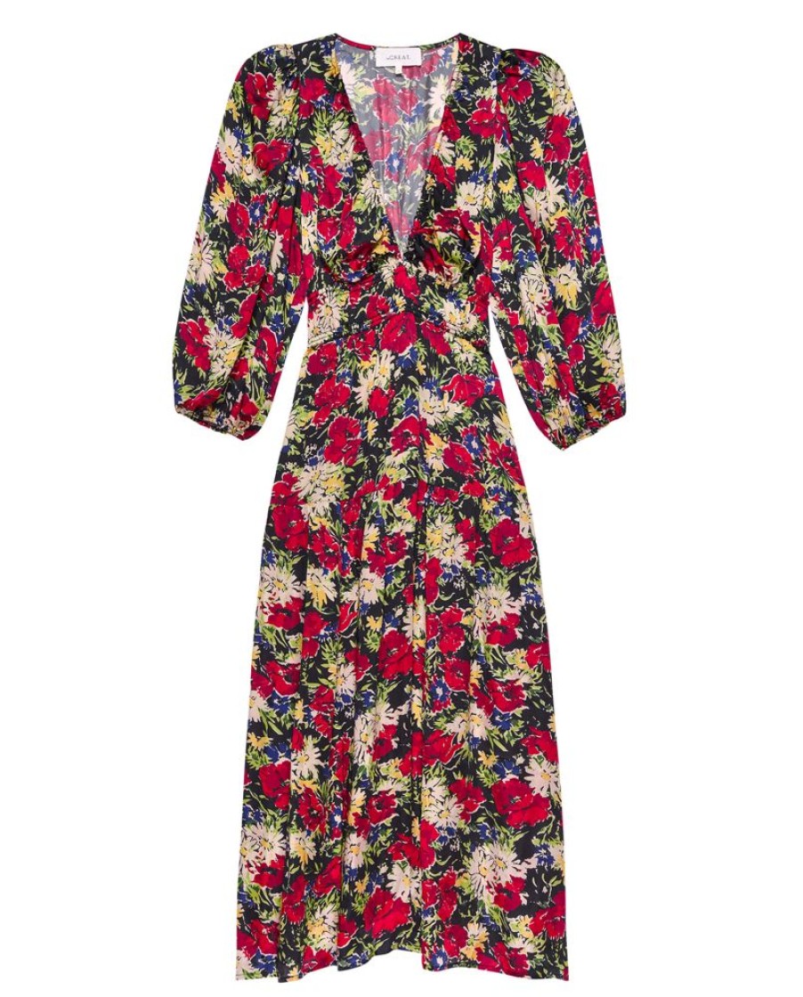 Dresses & Jumpsuits The Great | The Great Brook Dress In Hidden Garden Floral