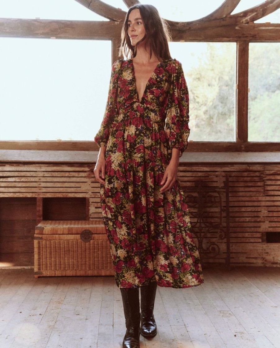 Dresses & Jumpsuits The Great | The Great Brook Dress In Hidden Garden Floral