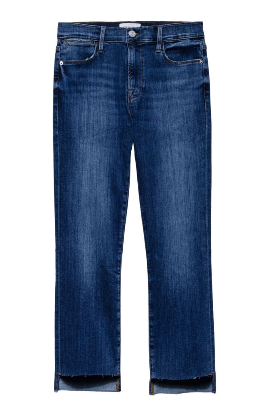 Denim Frame Denim | Frame Denim Le High Straight Stagger Raw Hem Jeans In Orlena