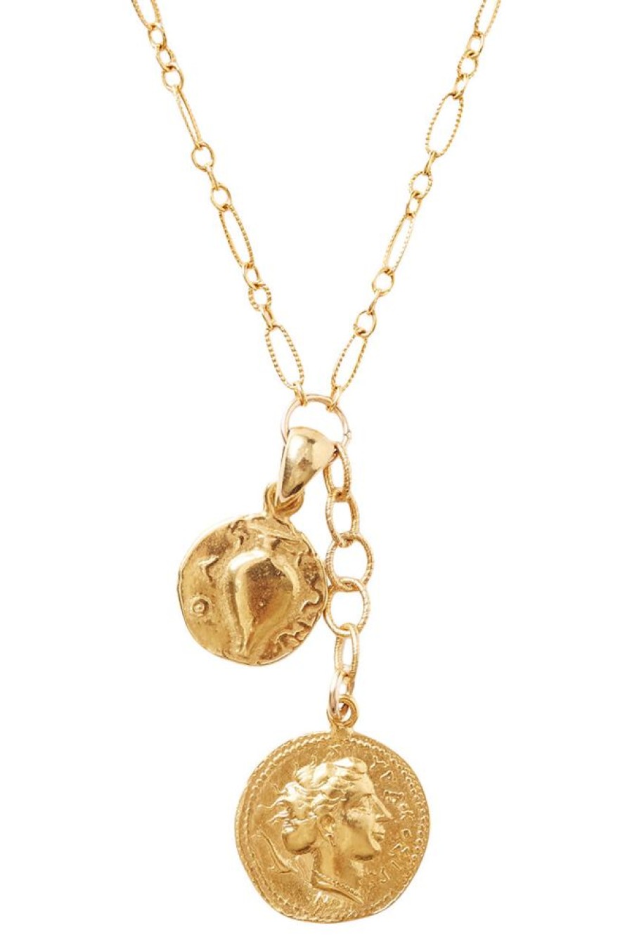 Jewelry CHAN LUU INC. | Chan Luu Daphne Charm Necklace In Yellow Gold