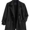 Blazers & Outerwear Frank & Eileen | Frank & Eileen Belfast English Peacoat In Black