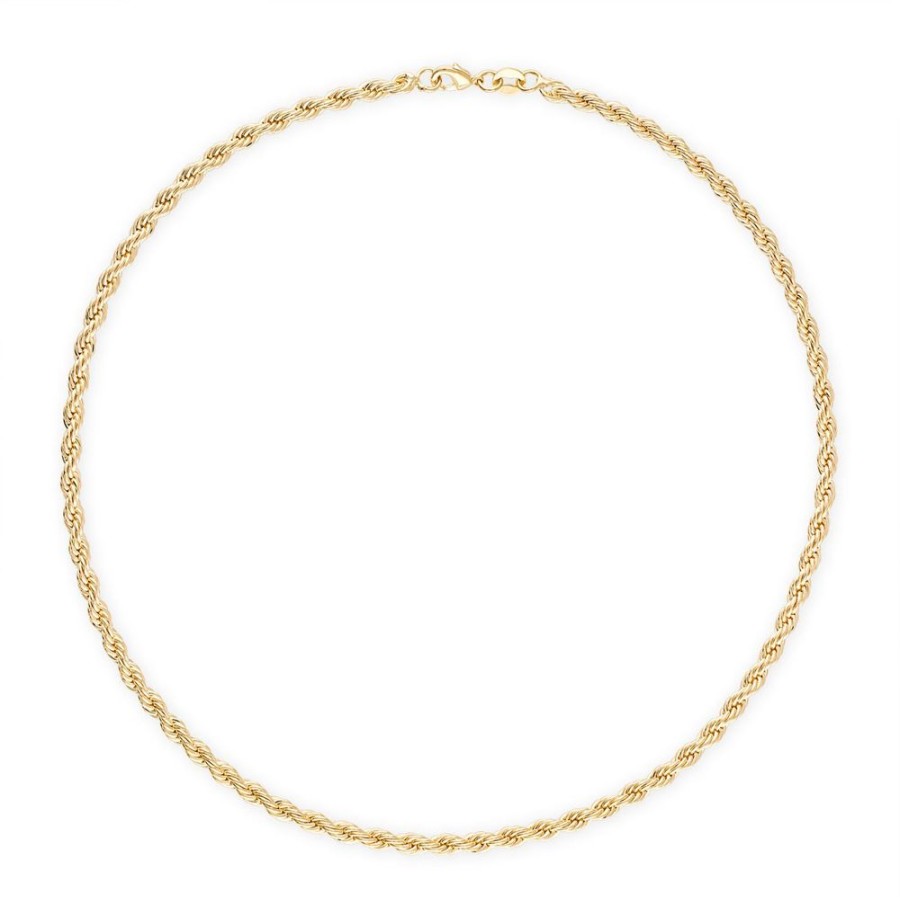 Jewelry ALEXA LEIGH FINE JEWELRY | Alexa Leigh 18Inch Rope Necklace In Yellow Gold