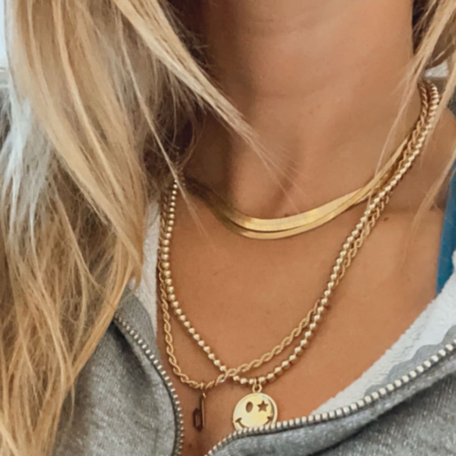 Jewelry ALEXA LEIGH FINE JEWELRY | Alexa Leigh 18Inch Rope Necklace In Yellow Gold