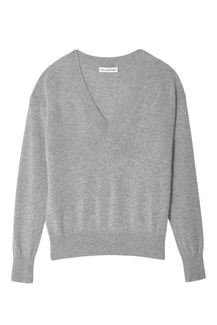 Sweaters WHITE & WARREN | White & Warren Classic Cashmere V-Neck Sweater