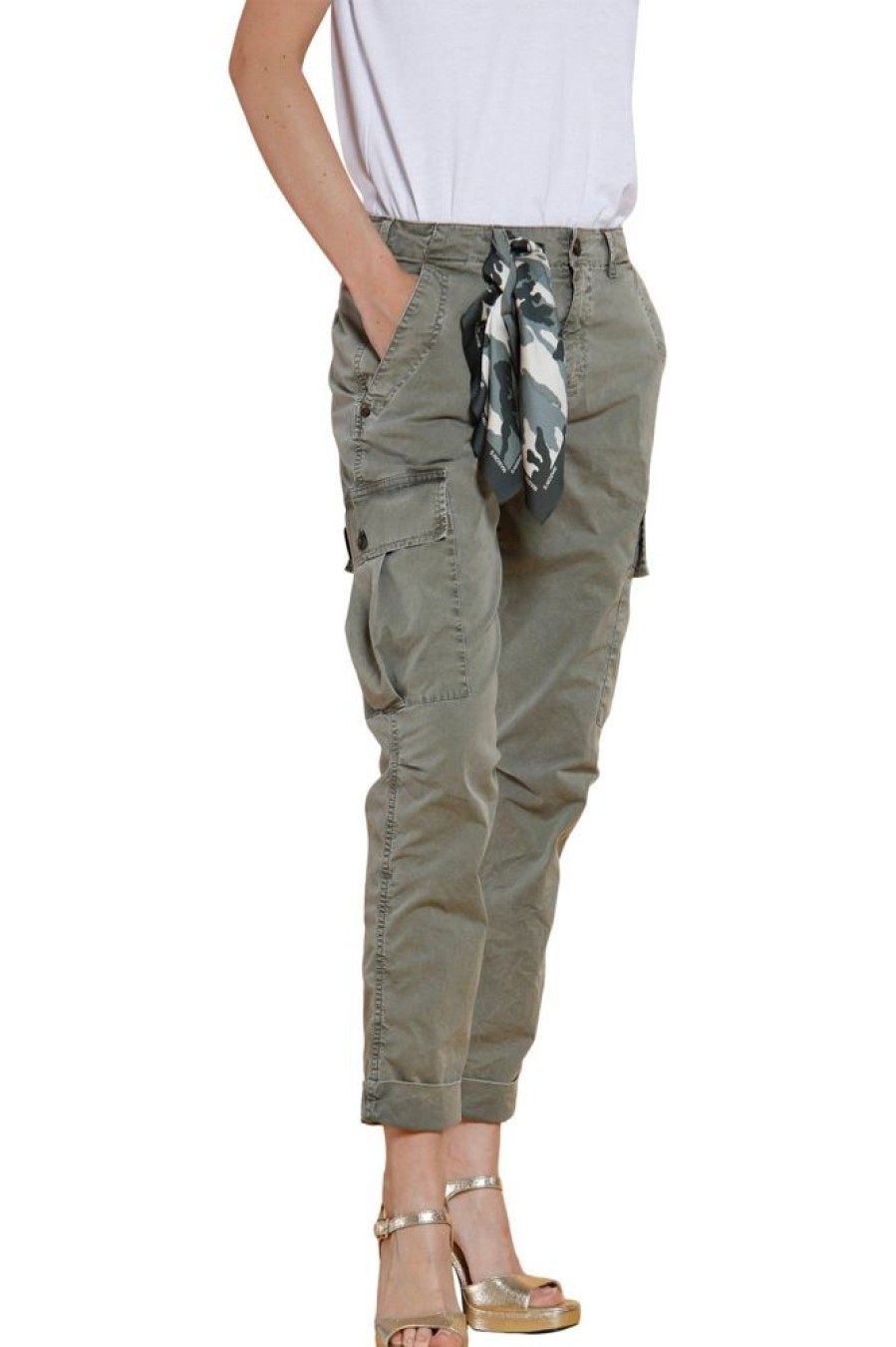 Pants, Shorts, & Skirts MASON'S | Mason'S Judy Archivo Cargo Pants In Army 462 Army