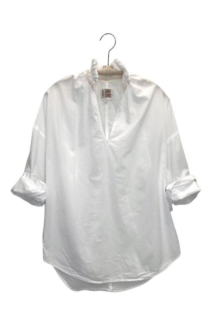 Tops A Shirt Thing | A Shirt Thing Penelope Top In White