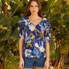 Tops Caballero | Caballero Cloe Top In Deco Floral