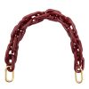 Accessories CLARE V. | Clare V. Shortie Strap In Oxblood Resin