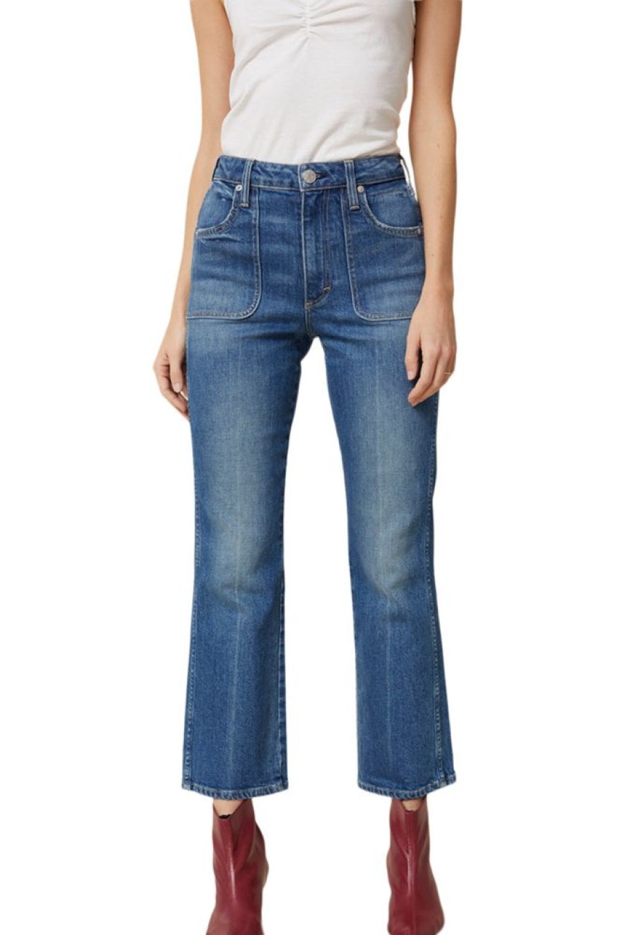 Denim Amo Denim | Amo Denim Abigail High Rise Jeans In Peaceful