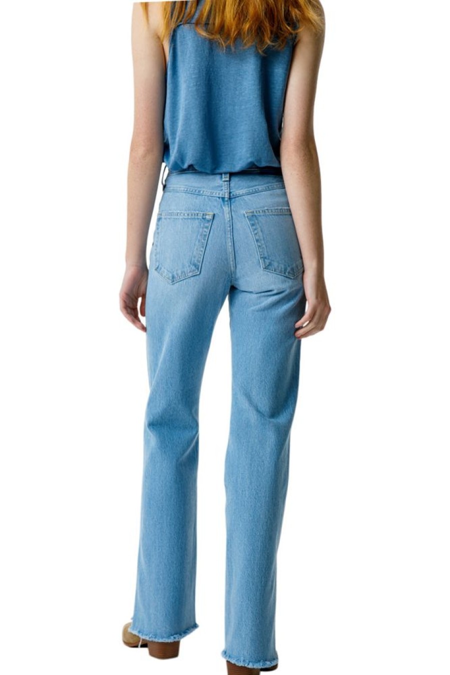 Denim Amo Denim | Amo Denim Liz Split Flare In Infatuation