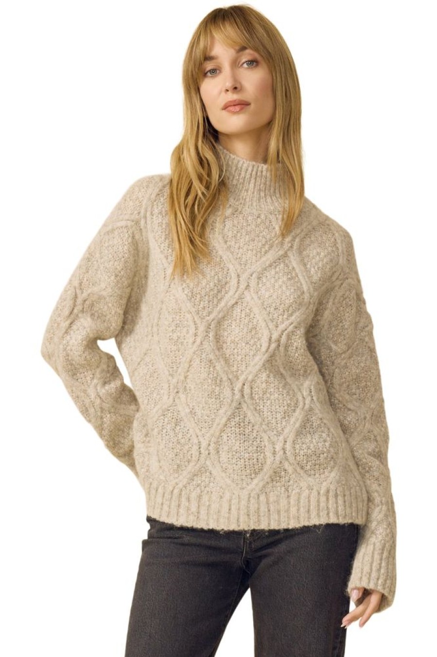 Sweaters One Grey Day | One Grey Day Atticus Pullover In Driftwood