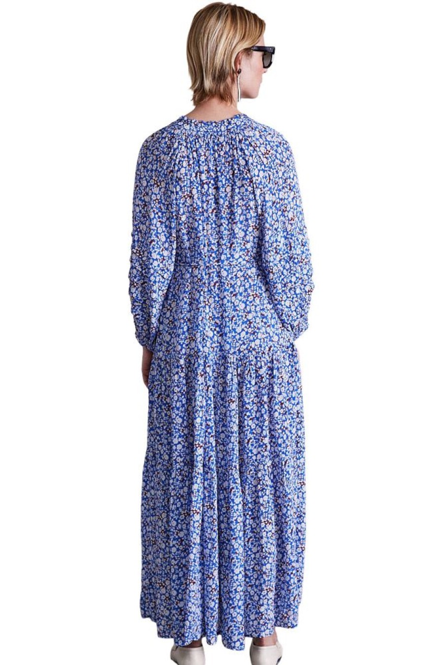 Dresses & Jumpsuits Apiece Apart | Apiece Apart Trinidad Maxi Dress In Piet Floral Blue