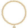 Jewelry ALEXA LEIGH | Alexa Leigh Open Heart Bracelet In Yellow Gold