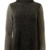 Sweaters AUTUMN CASHMERE | Autumn Cashmere Tweed Color Block Turtleneck